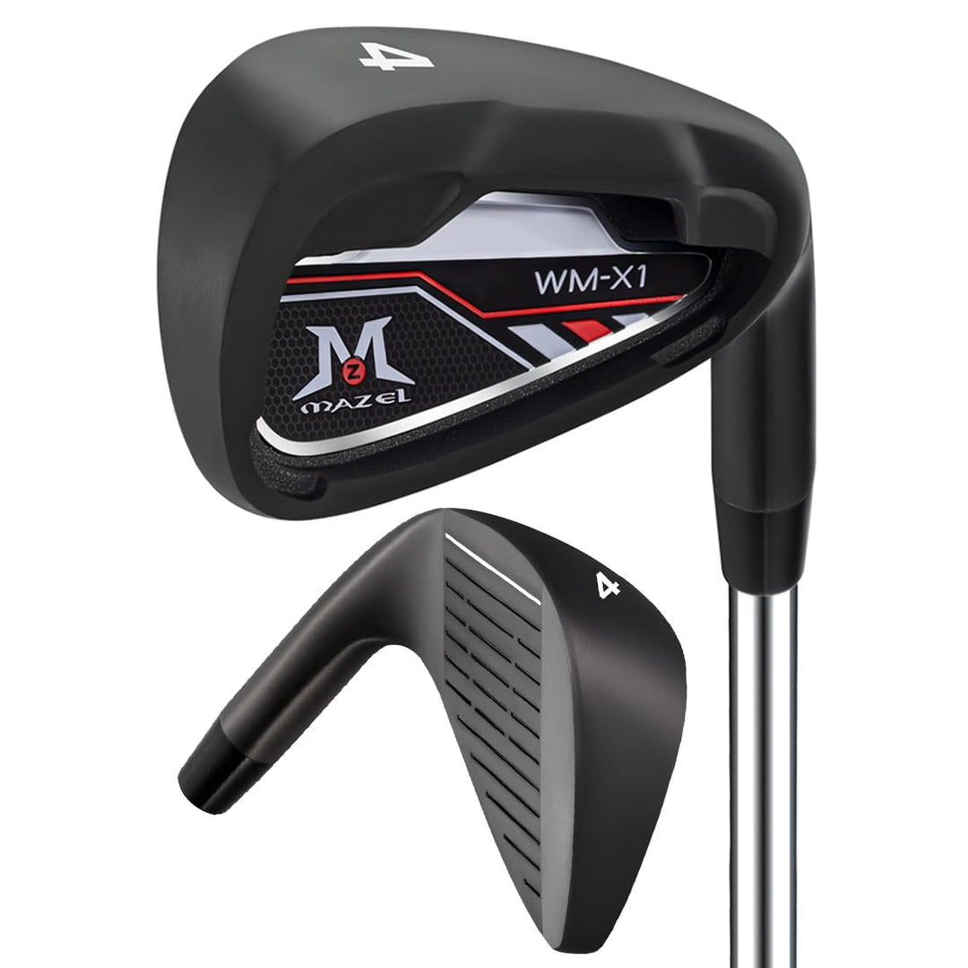 MAZEL Golf Forged Iron Set 9 Pieces, Premium Iron Club 3,4,5,6,7,8,9, P, S for Men Right-Handed, CNC