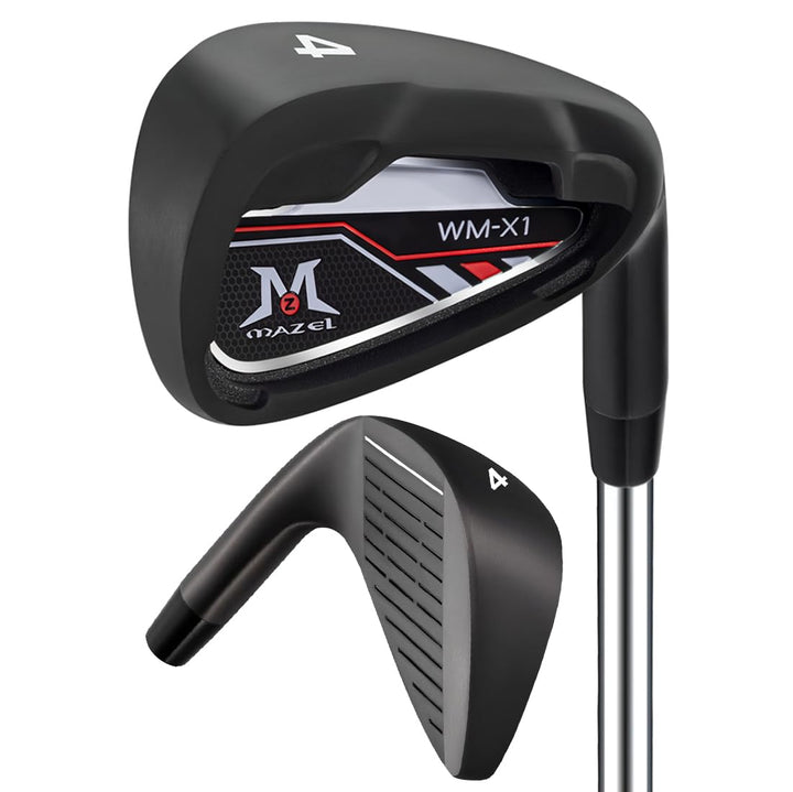 MAZEL Golf Forged Iron Set 9 Pieces, Premium Iron Club 3,4,5,6,7,8,9, P, S for Men Right-Handed, CNC