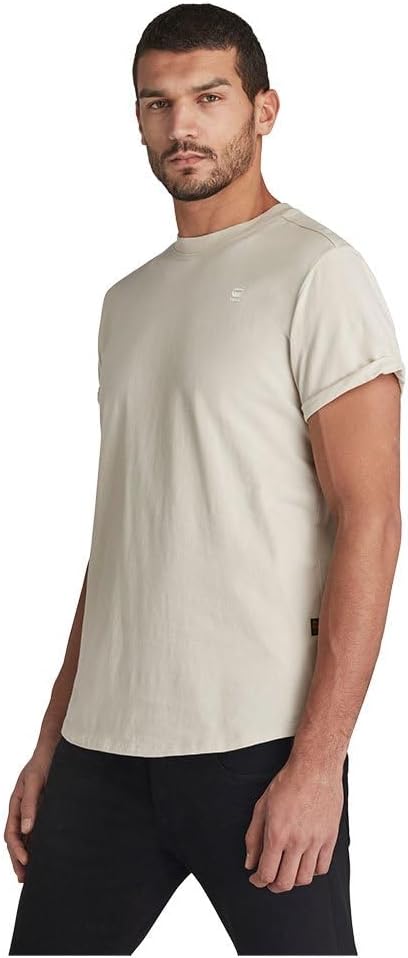G-Star Herren Lash Sports Graphic Relaxed T-Shirts XS Beige (Whitebait D16396-b353-1603), XS Beige (