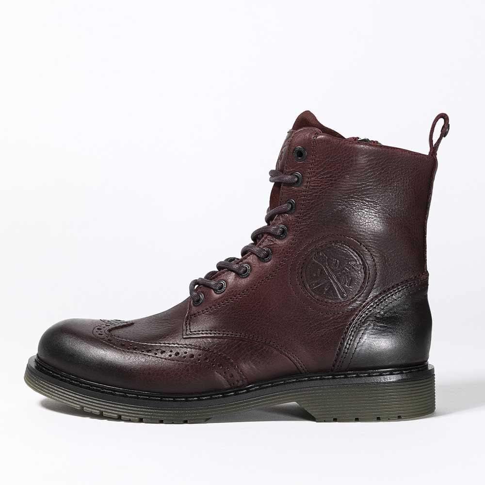 John Doe Motorradschuh Sixty | XTM| Threepoint Protection | Lederstiefel aus Rindsleder | Rutschfest