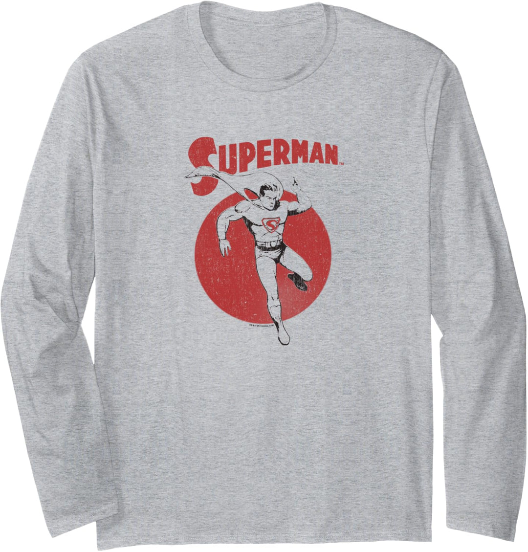 Superman Vintage Sphere Langarmshirt