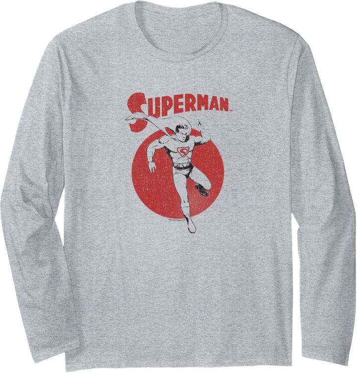 Superman Vintage Sphere Langarmshirt