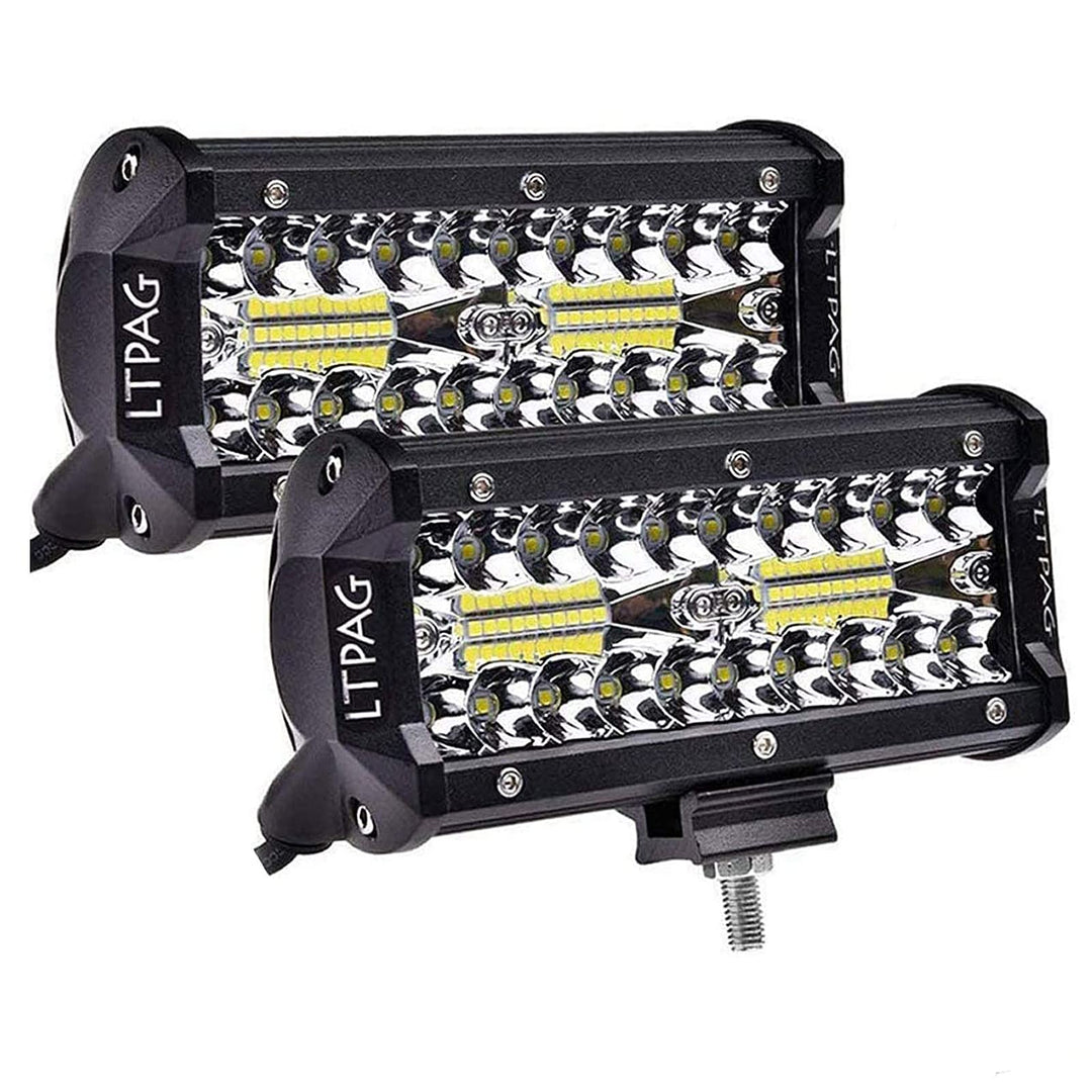 LTPAG LED Zusatzscheinwerfer, 7 Zoll LED 240W Arbeitsscheinwerfer 24000LM 6000K IP68 Wasserdicht Flu