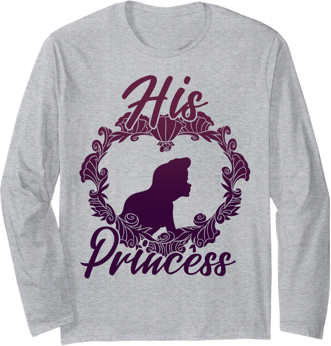 Disney The Little Mermaid Ariel His Princess Silhouette Langarmshirt