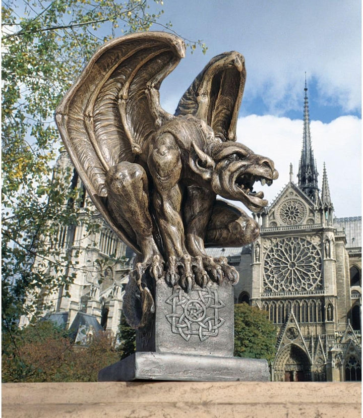 Design Toscano Abbadon, Gargoyle-Statue Single, Single