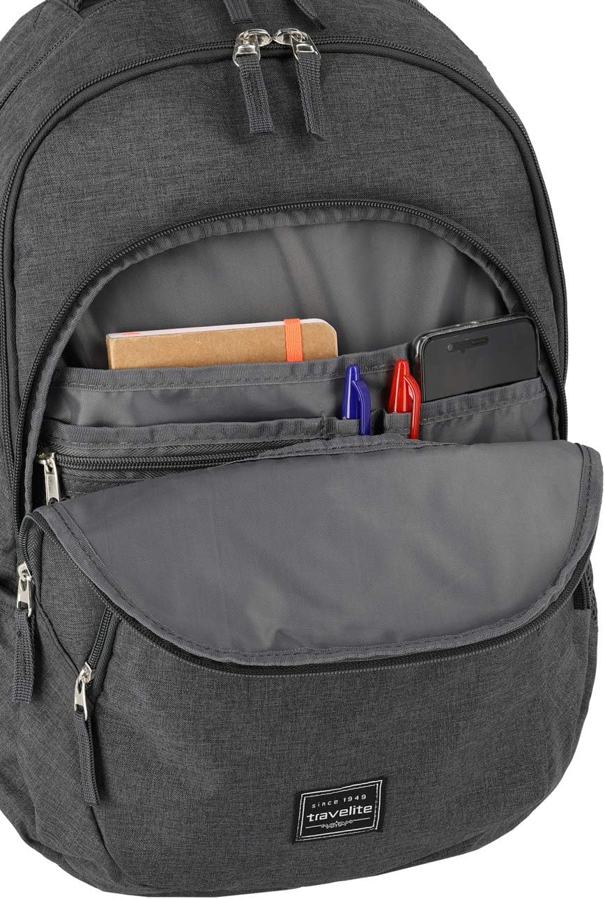 travelite Handgepäck Rucksack Grösse L erfüllt IATA Bordgepäck Mass, Gepäck Serie Kick Off: Praktisc