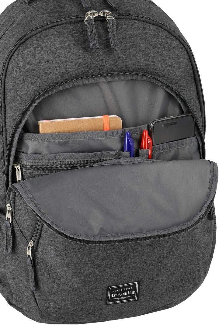 travelite Handgepäck Rucksack Grösse L erfüllt IATA Bordgepäck Mass, Gepäck Serie Kick Off: Praktisc
