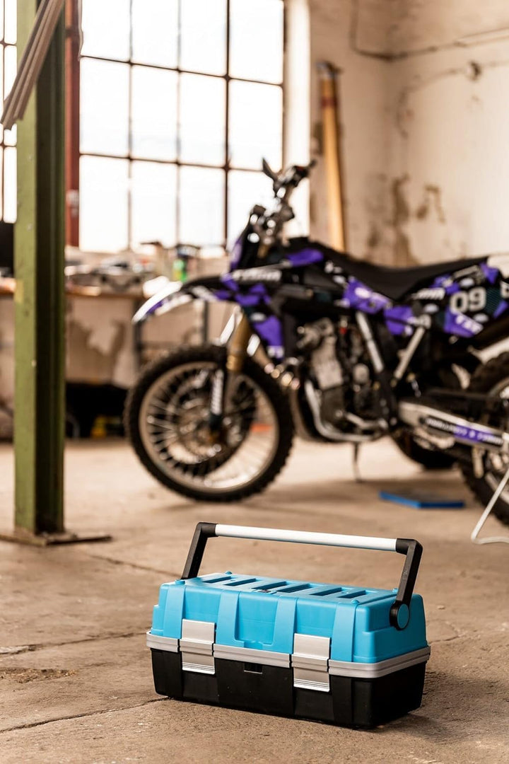 HAZET Kunststoff-Werkzeugkasten 190L-2 | leer | 26,4 x 22,8 x 47,4 cm | robuster Werkzeugkasten für