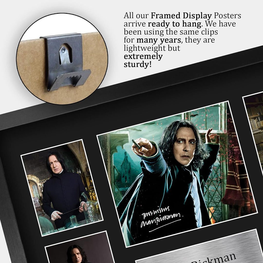 HWC Trading FR A3 Alan Rickman Harry Potter Severus Snape Geschenke Geducktes Signiertes Autogramm F