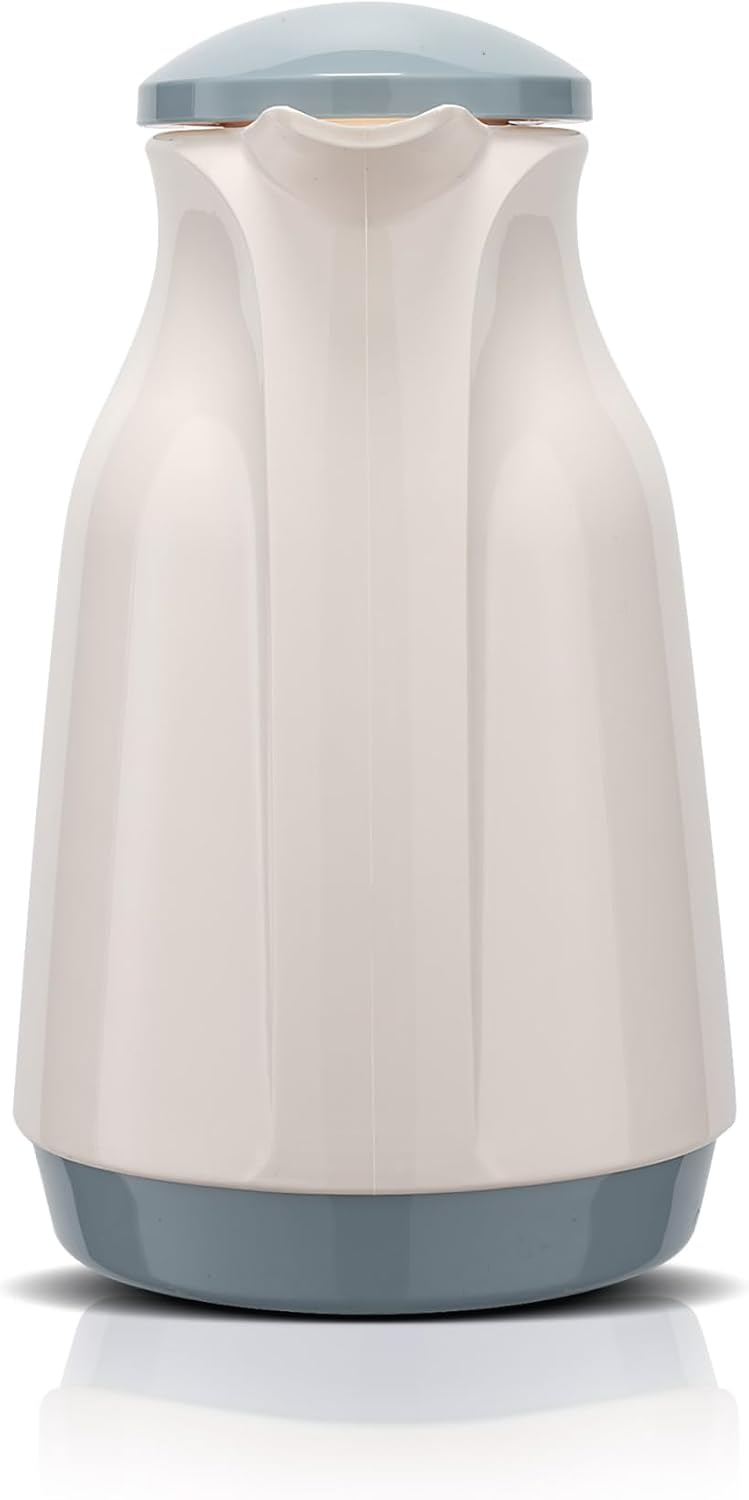 ROTPUNKT Isolierkanne 220 Bella 1,0 l | Zweifunktions-Drehverschluss | BPA Frei- gesundes Trinken |