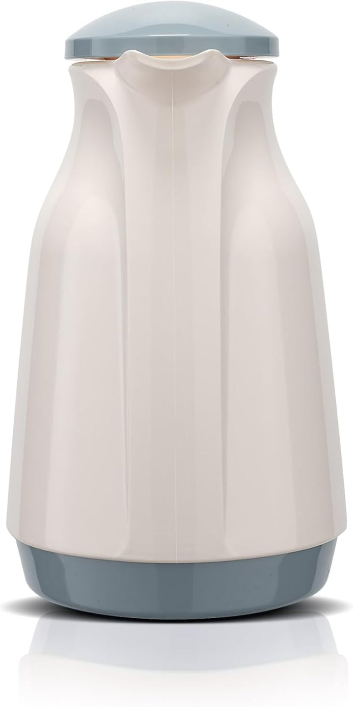ROTPUNKT Isolierkanne 220 Bella 1,0 l | Zweifunktions-Drehverschluss | BPA Frei- gesundes Trinken |