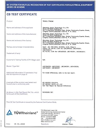 Enerpower Li-Ion Ladegerät 42V für Raleigh Leeds Dover Stoker Impulse System mit Akku 36V-37V XLR-4