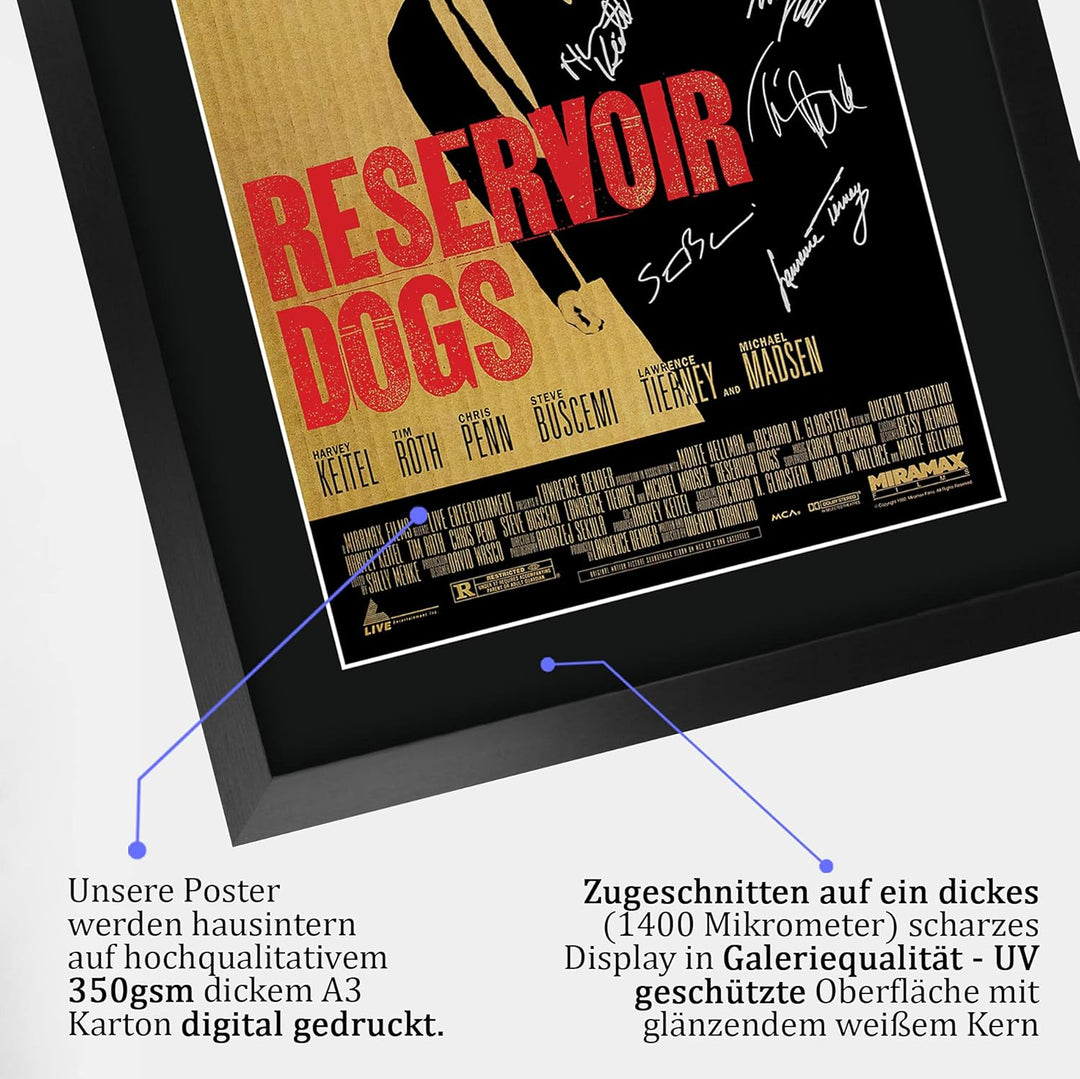 HWC Trading FR A3 Reservoir Dogs Quentin Tarantino Gifts Bedrucktes Autogrammbild für Film-Erinnerun