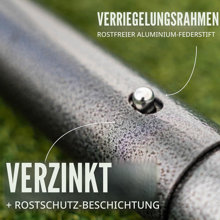QUICKPLAY Tekkers GS Trainer 3-in-1: Rebounder und 7x5' Tor für kraftvolles Üben Grosses, ultrarespo