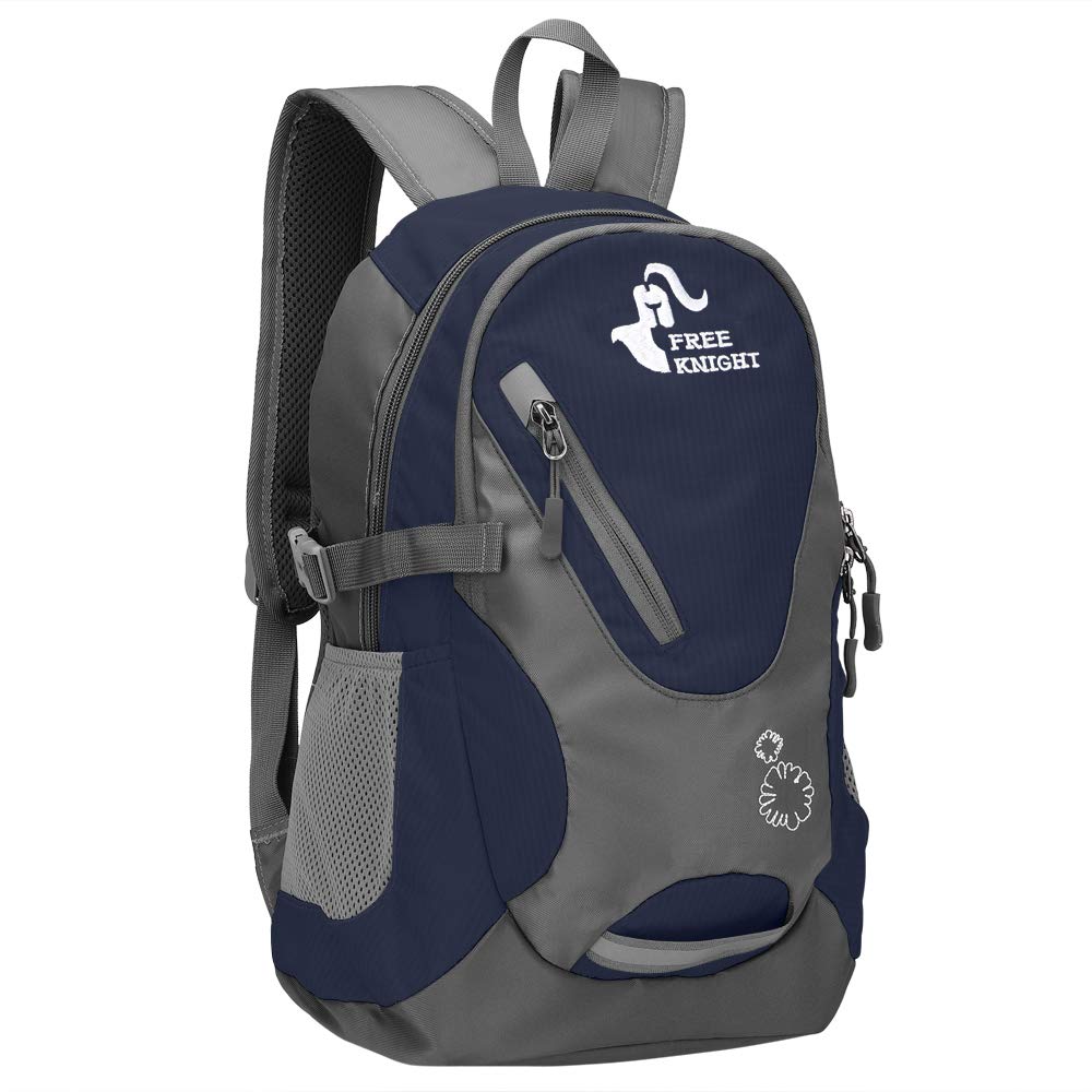 Kleiner Tagesrucksack 20L Radfahren Wanderrucksack Wasserdichter Reiserucksack Leichtgewicht (Marine