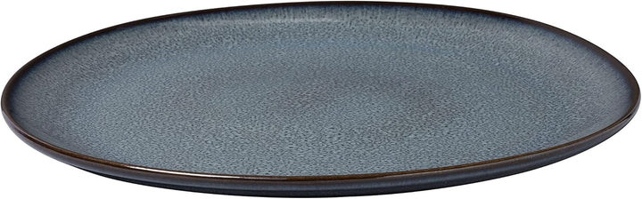 like. by Villeroy & Boch – Lave gris Servierplatte 32x31,5x3 cm, Servierplatte grau, Steingut, mikro