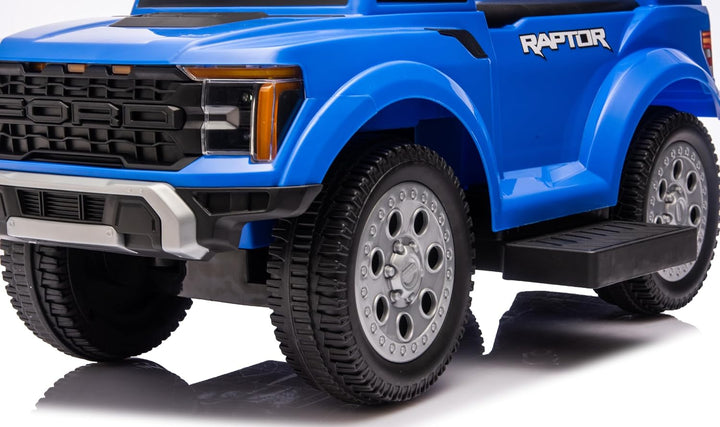 sun baby Rutschauto ab 1 Jahr mit Schieber – Fort Raptor – grosse Geländereifen, LED-Lichter, Sitz m