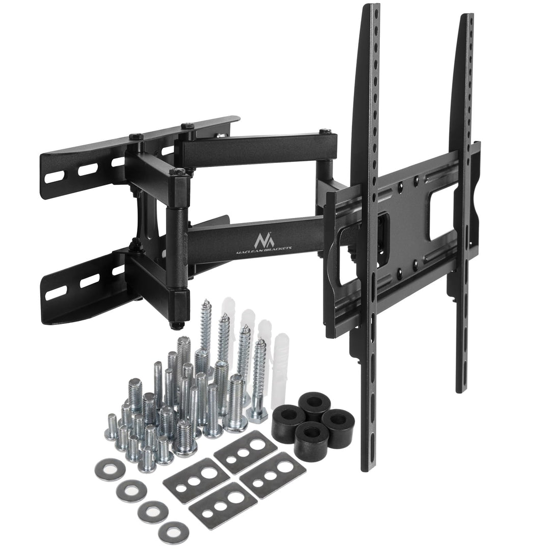 Maclean MC-760 LCD LED Plasma TV Halterung Doppelarm Wandhalterung 26-55" Max. VESA 400x400 30kg 180