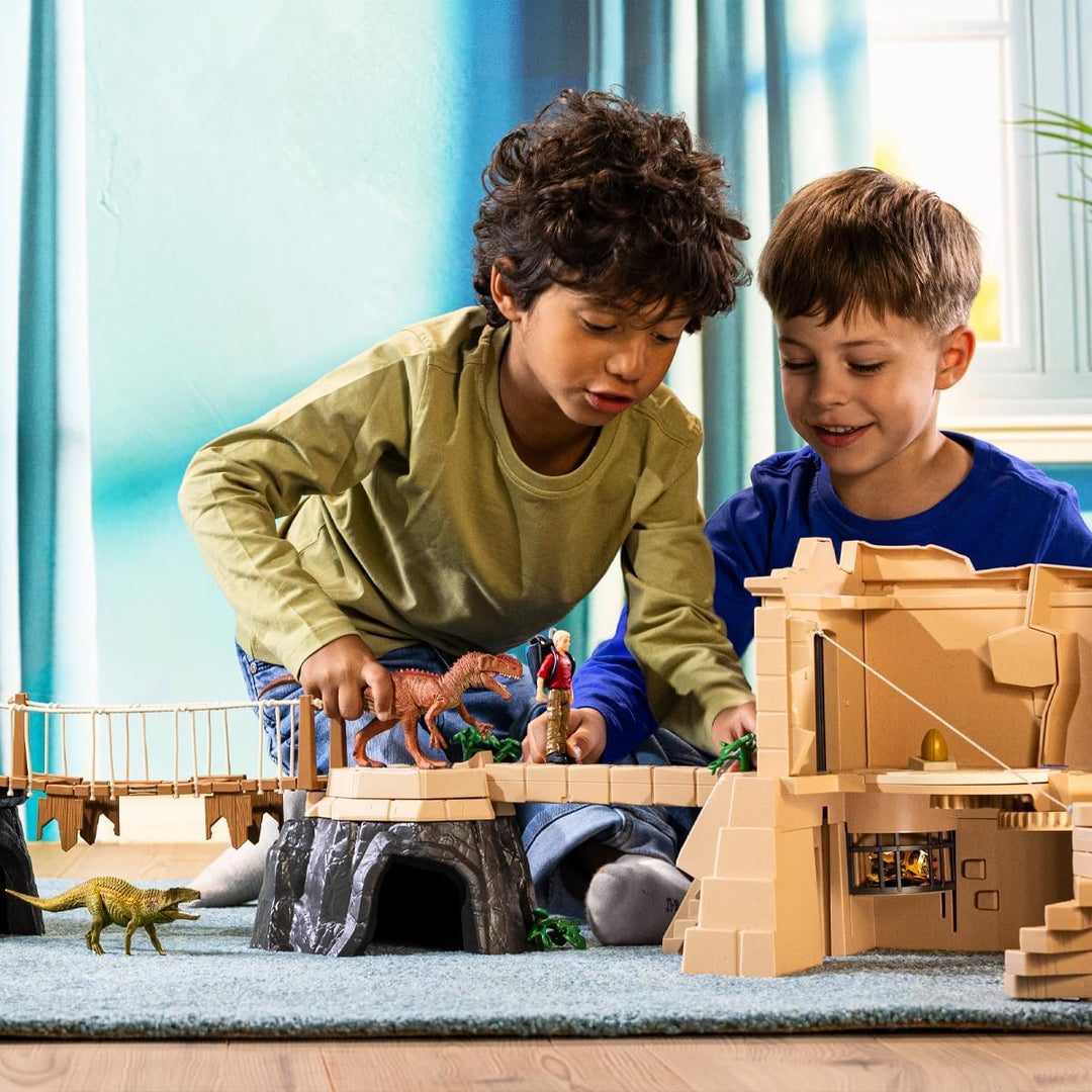 schleich 42656 Dino Tempel-Eroberung Mega-Set, ab 5 Jahren, DINOSAURS - Spielset, 169 Teile