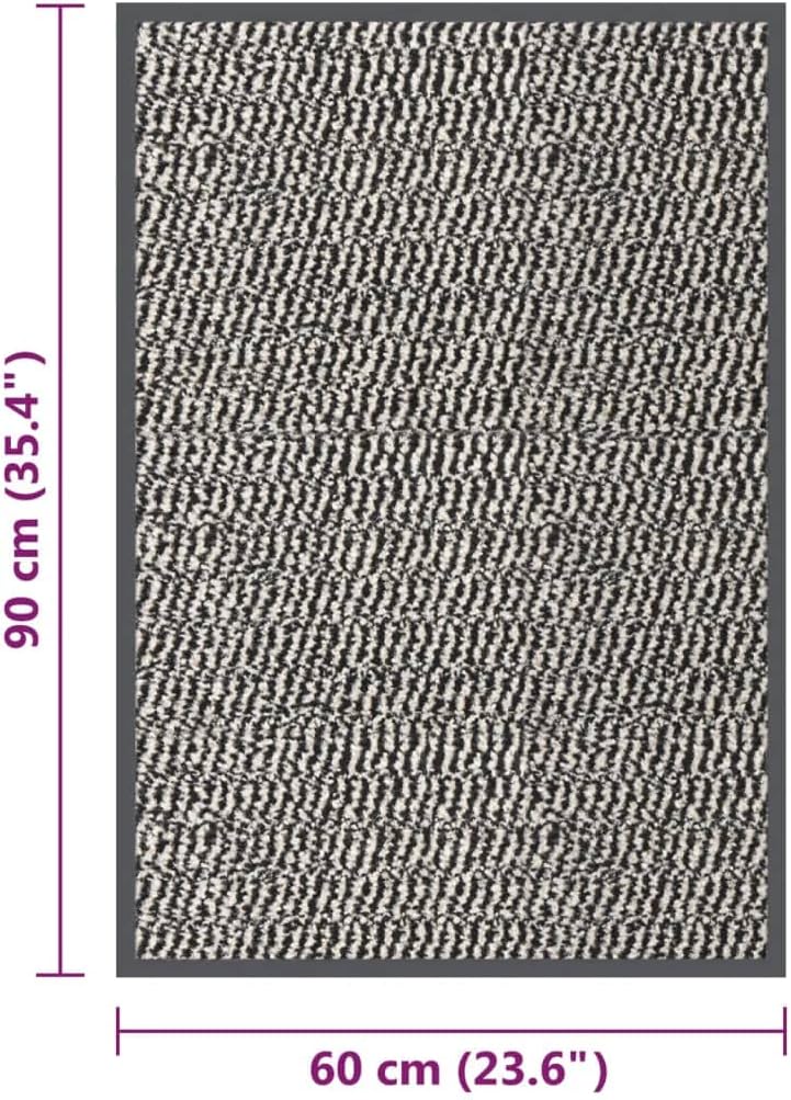 homiuse Fussmatte Getuftet 60x90 cm Hellbraun Schmutzfangmatte Fussmatte Innen Fussmatte Aussen Türm