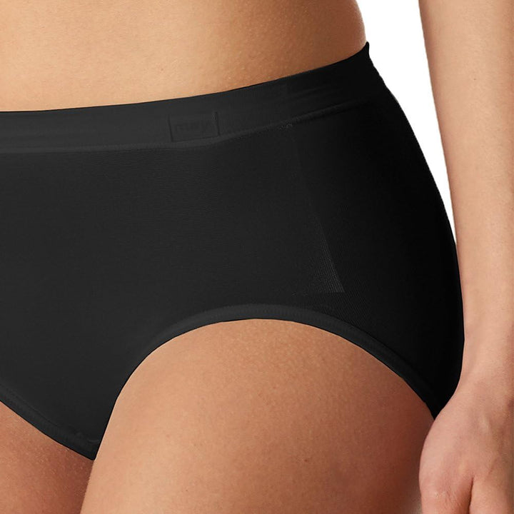 Mey 2er Pack Damen Taillen-Pants - 59209 Emotion - Farbe Schwarz - Grösse 48 - Slip ohne Seitennähte