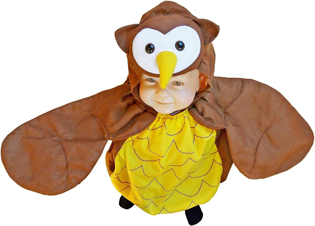 Eulen-Kostüm, F68 74-134, Baby Babies Klein-Kind Kinder-, Eule Uhu Vogel Wald-Tier Kostüm-e Fasching