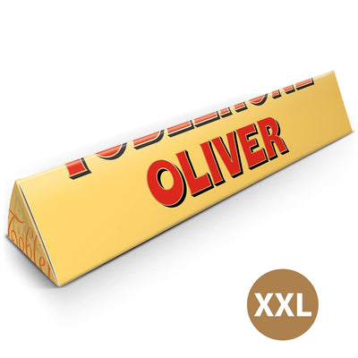 XXL Toblerone Personalisiert mit Name - 4.5 KG Personalisiertes Riesen Toblerone Schokoladengeschenk