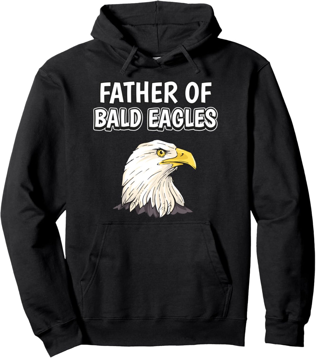 Herren Jungen Adler Papa Vatertag Weisskopfseeadler Pullover Hoodie