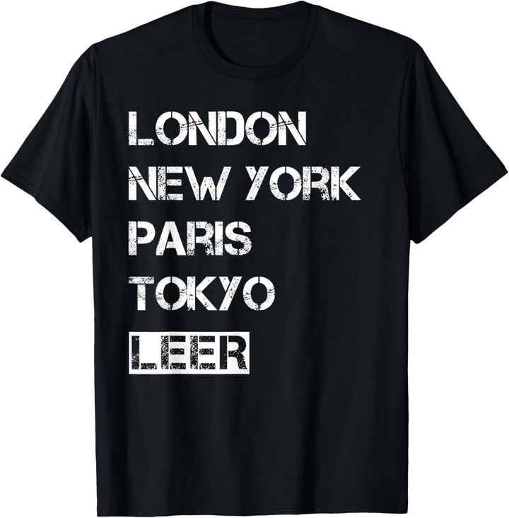 Meine Stadt! Geburtsort & Heimatliebe Leer T-Shirt