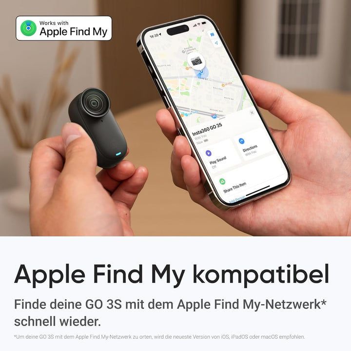 Insta360 GO 3S Reise-Bundle - Tragbare 4K Mini-Kamera, Freihand-POVs, Überall anbringbar, Stabilisie