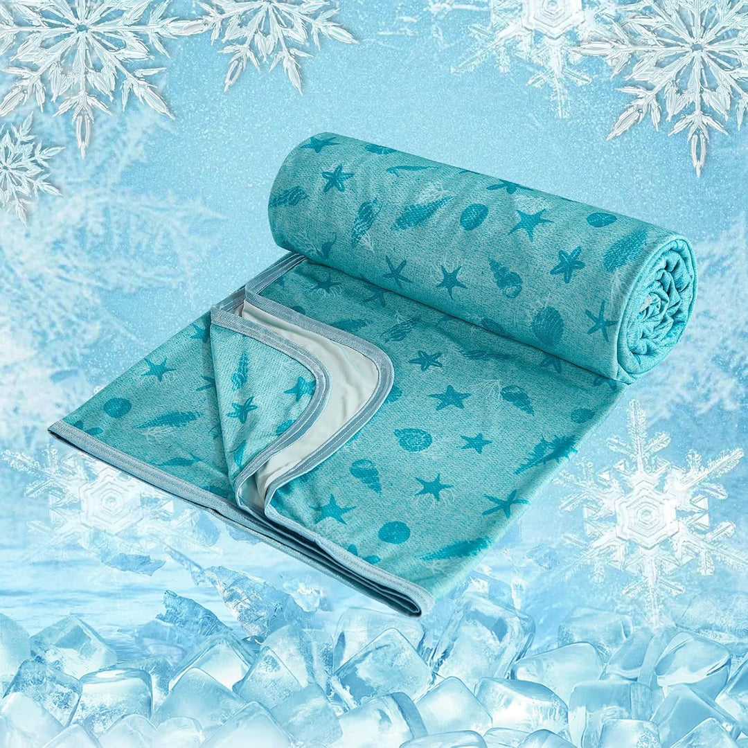 WONGS BEDDING Kühldecke Sommerdecke - mit Japanische Arc-Chill Q-Max 0,43 Kühlfasern, 2 in 1 Selbstk