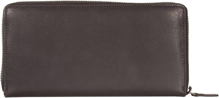BRAUN BÜFFEL Anna Geldbörse RFID Leder 19 cm Schwarz, Schwarz