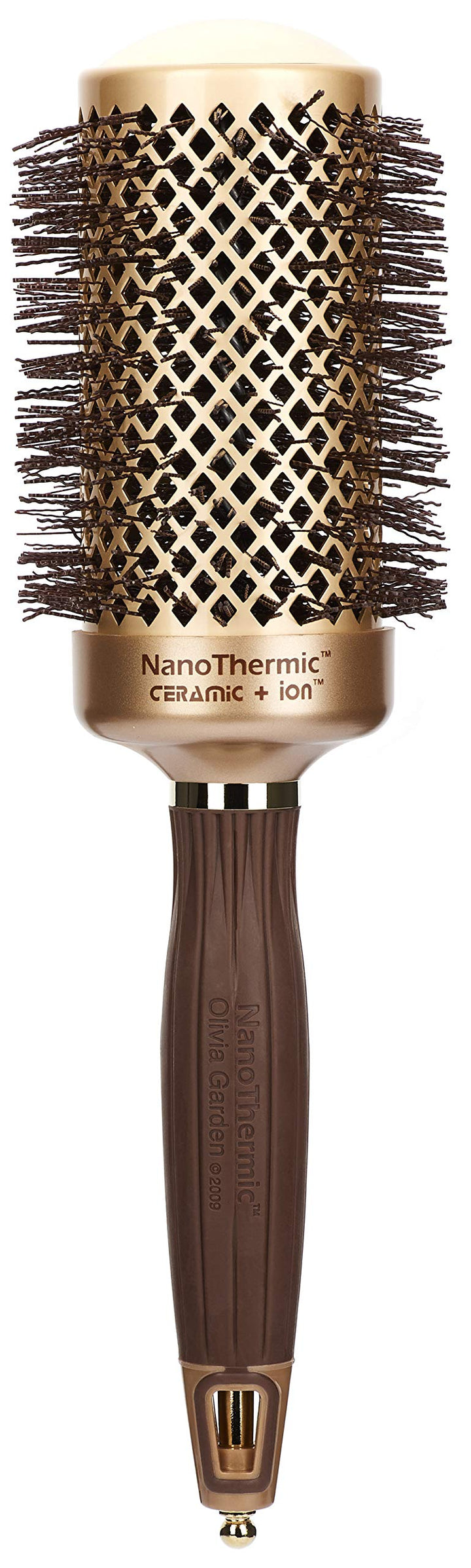 COIPRO, Olivia Garden HaarRundbürste NanoThermic 15946 NT54 54 75 mm mit Keramikkörper und Nylonbors