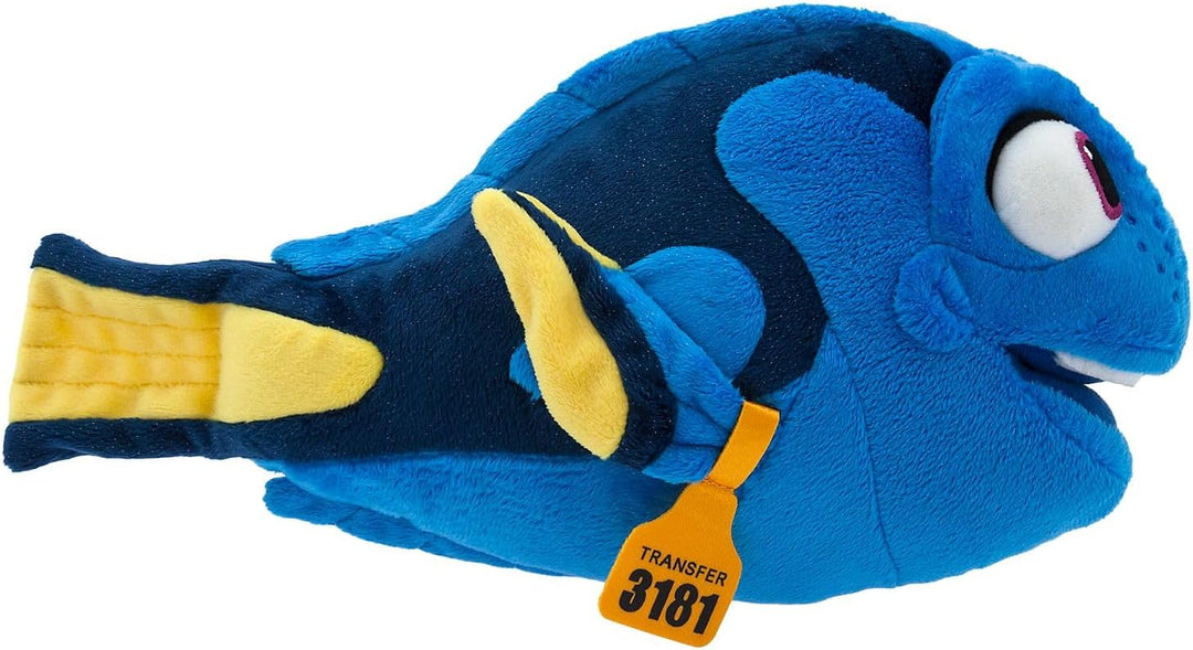 Disney Store Offizielles Dorie Kleines Kuscheltier, Findet Nemo, 32 cm, Plüschfigur mit Gestickten D