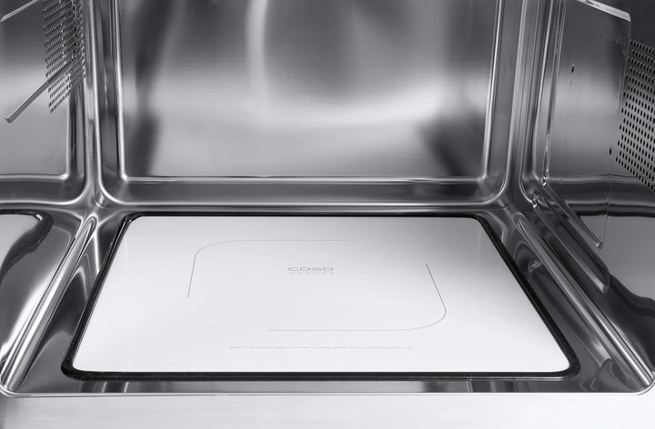 CASO | MI 30 Ceramic Mikrowelle | Inverter-Technologie, Keramikboden für mehr Platz, 1000 Watt, 30 L