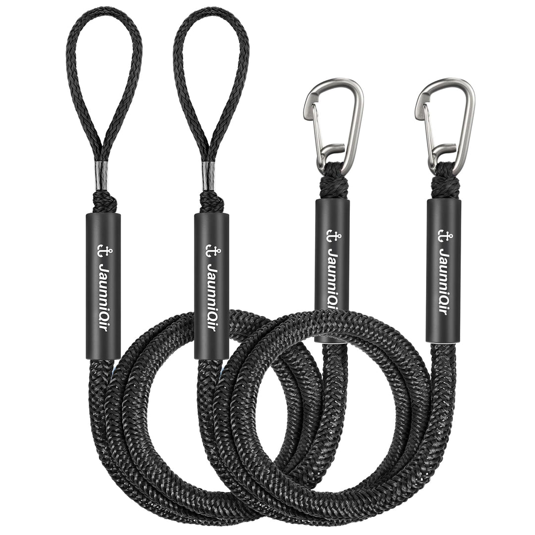 Bungee Boat Dock Line mit 316 Edelstahlclip Bootszubehör,213cm Anlegeleine für Boote, PWC, Kajak, Se