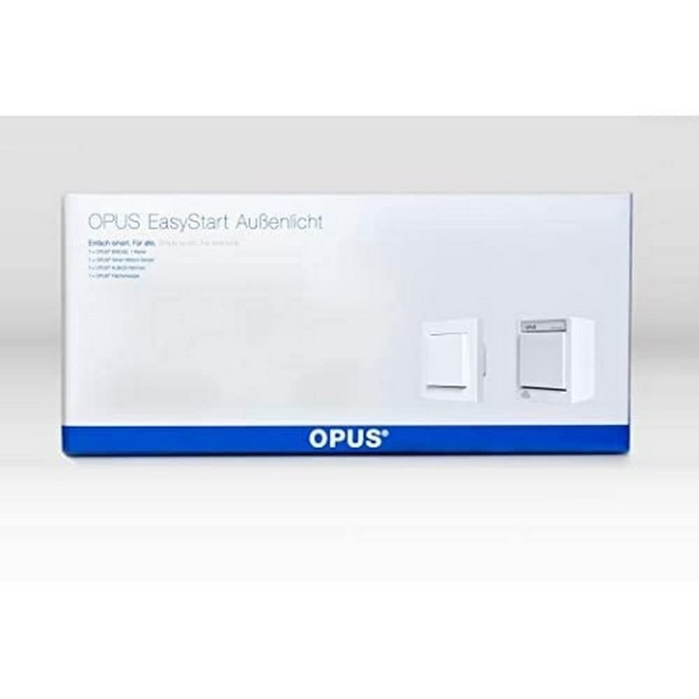 OPUS® EasyStart - Zusätzlicher Lichtschalter im Aussenbereich polarweiss