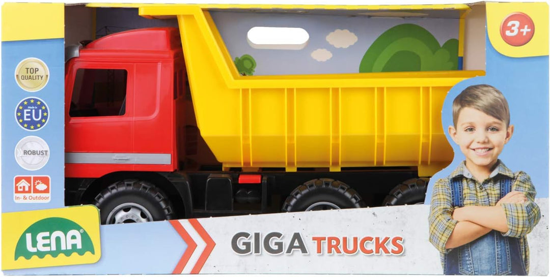Lena 02031 - Starke Riesen Muldenkipper Mercedes Benz Actros, Kipplaster ca. 63 cm, grosser Kipper m