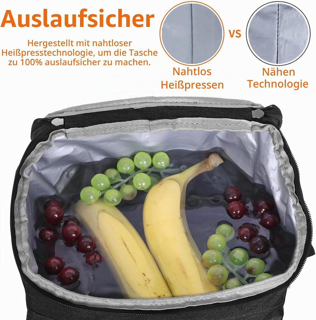 23L Kühlrucksack - Gross Kühltasche Picknickrucksack Wasserdichter Rucksack Ultraleicht Rucksäcke Mä