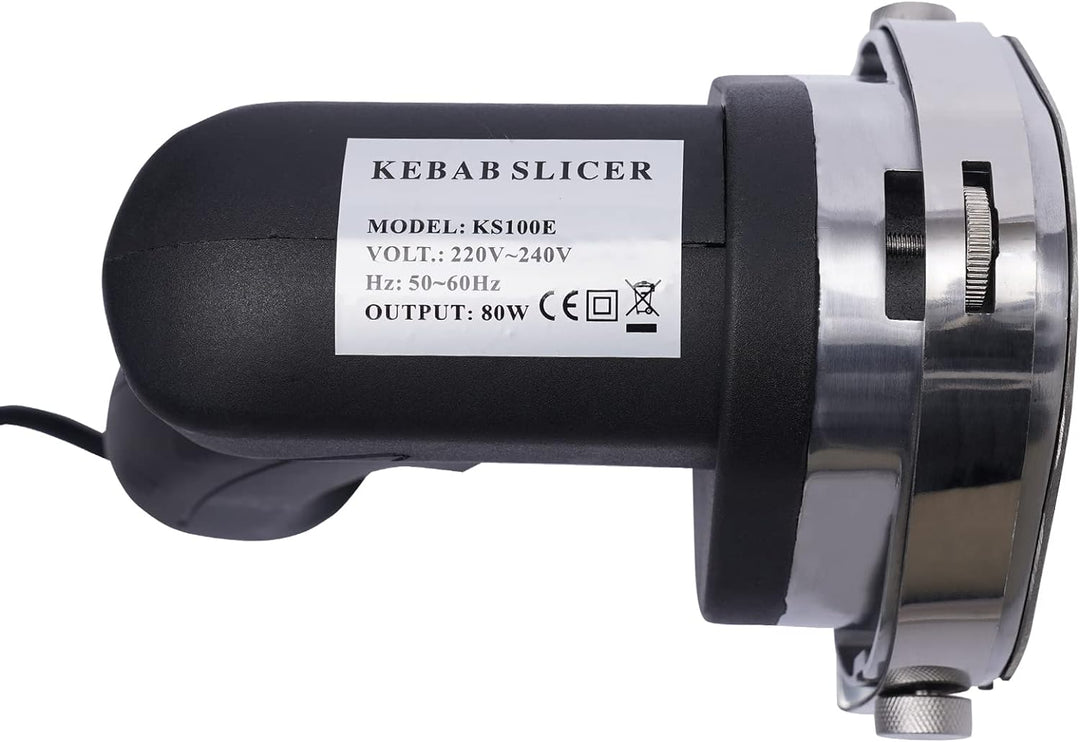 80W Dönermesser Elektrisch Gyrosmesser Dönerschneider Kebabschneider Grillschneider Dönerschneider D