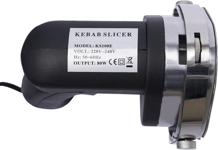 80W Dönermesser Elektrisch Gyrosmesser Dönerschneider Kebabschneider Grillschneider Dönerschneider D