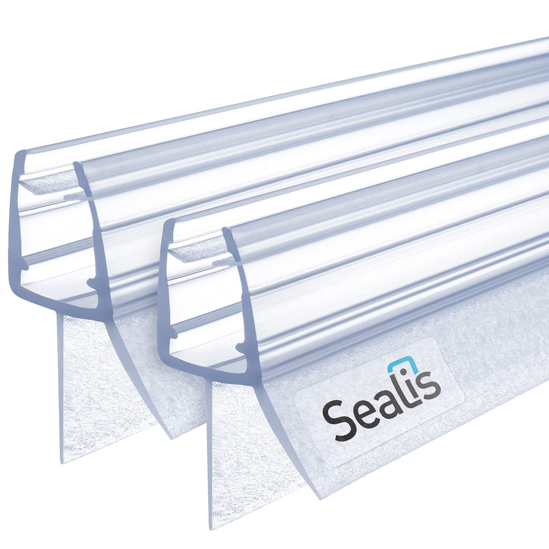 2x 80cm Sealis Ersatz Duschdichtung - Dichtung für 5mm/ 6mm/ 7mm/ 8mm Glastür Duschwand Badewanne Du