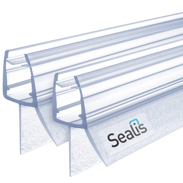 2x 80cm Sealis Ersatz Duschdichtung - Dichtung für 5mm/ 6mm/ 7mm/ 8mm Glastür Duschwand Badewanne Du