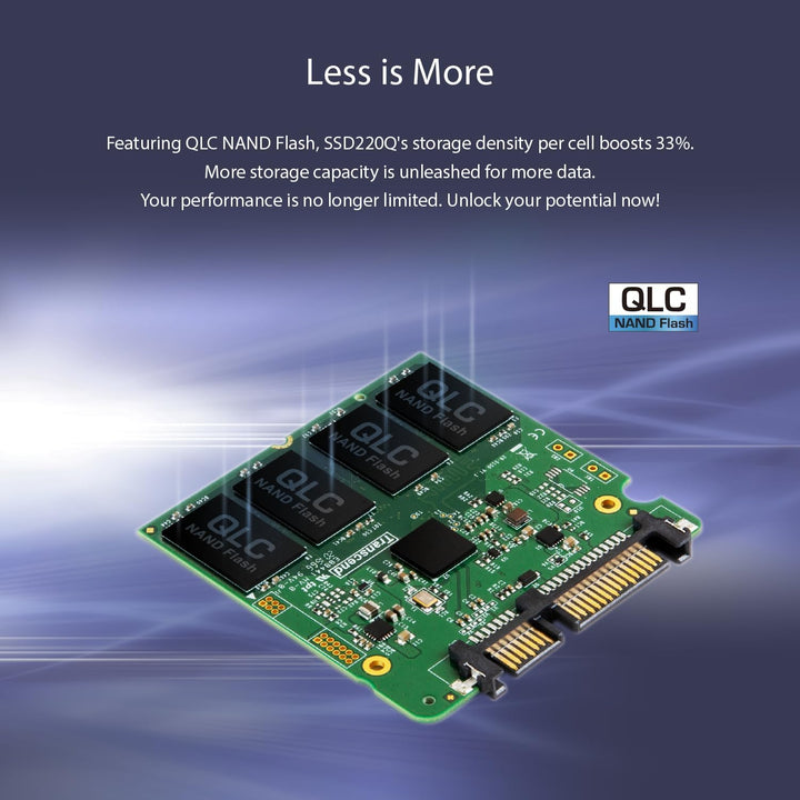 Transcend 500GB SATA III 6Gb/s interne 2.5 Zoll SSD220Q 2.5 Zoll TS500GSSD220Q