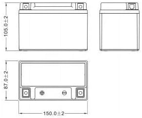 - FULBAT Gel FTX9-BS / YTX9-BS 12 V 8,4 Ah 135 A