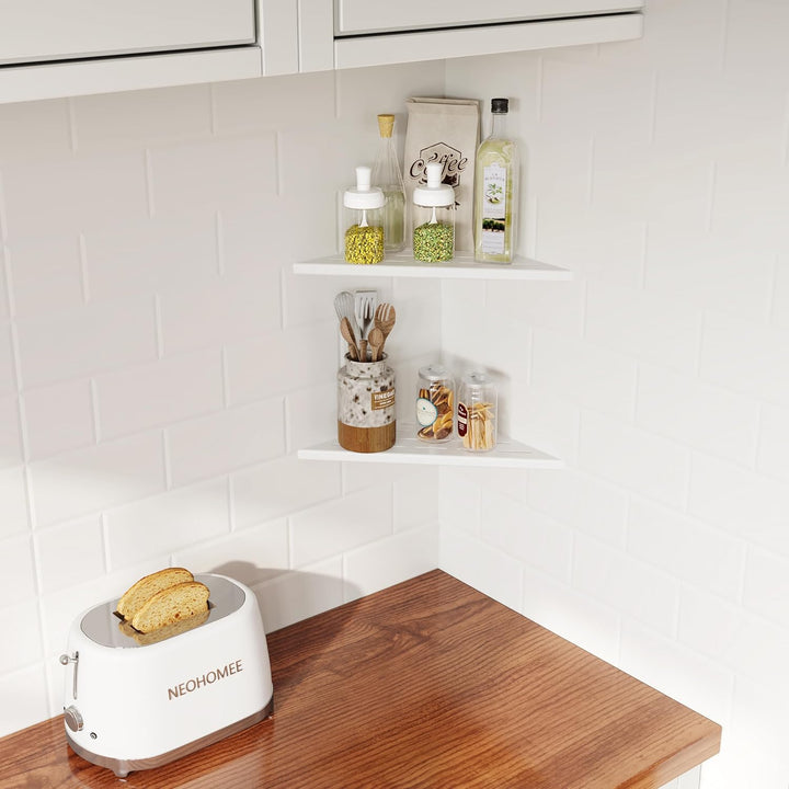 Neodrain Duschablage Ecke Edelstahl Duschregal 2 Stück Eckregal Dusche Weisse Einbauregal Organizer