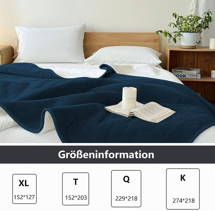 NSNLGSGC wasserdichte Decke 152x203cm, Liebesdecke für Paare, Verliebte, Erwachsene und Kinder, wass