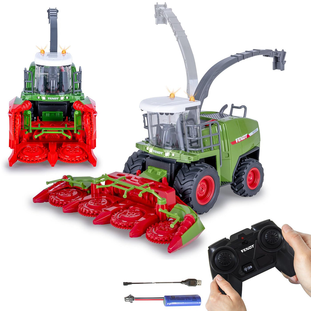 JAMARA 405315 Fendt Katana Feldhäcksler RC 1:24S - Traktor Fendt Spielzeug, Ferngesteuert RC Traktor