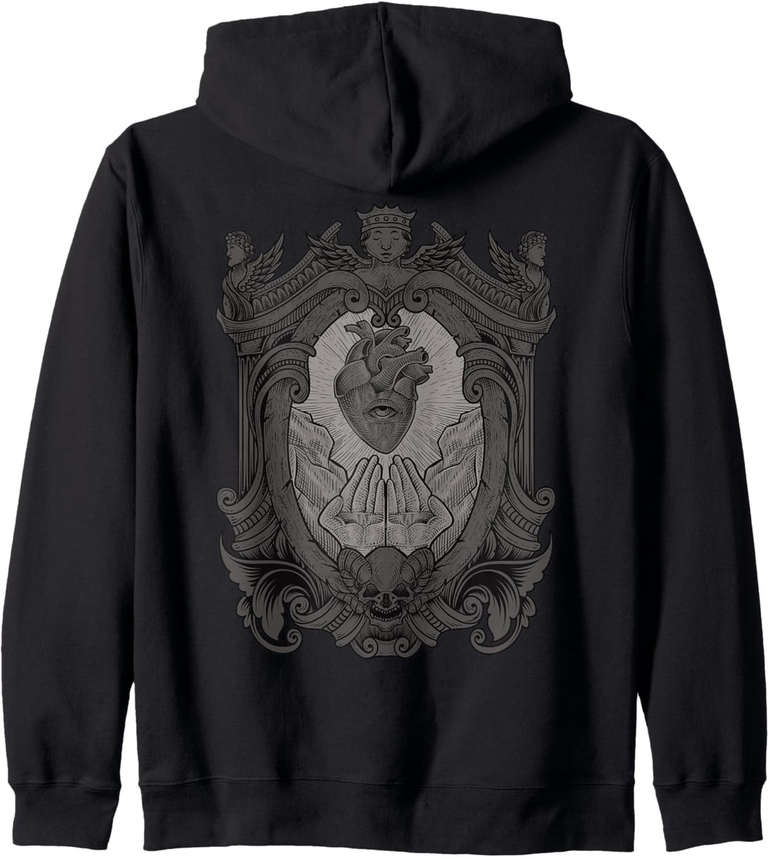 Herz Symbol I Gothic & Occult I Okkult I Retro Heart Kapuzenjacke