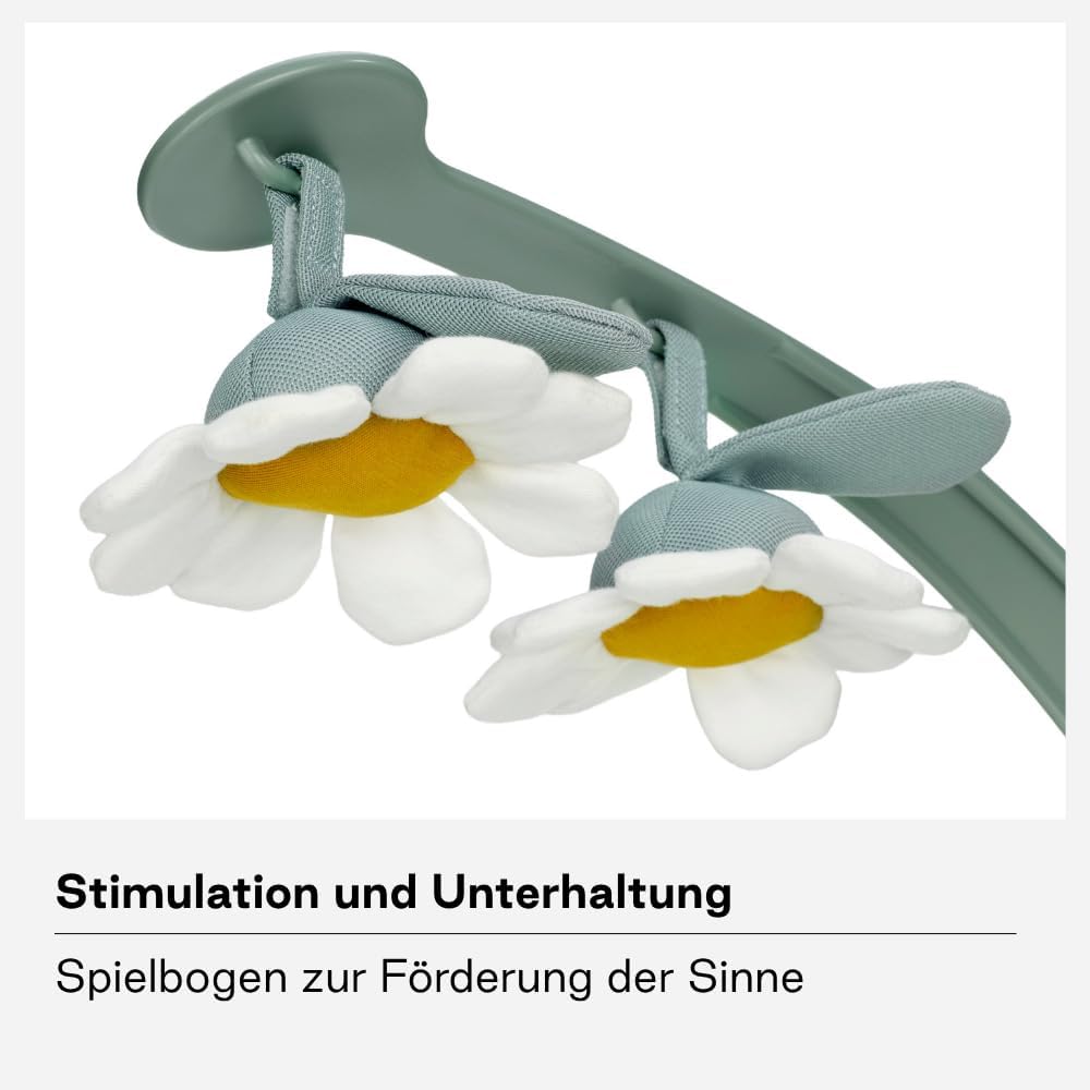 Jané Light, Babywippe ab Geburt, Ultraleichte Babywippe mit natürlicher Wippbewegung, Spielbogen und